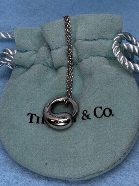Tiffany & Co Elsa Peretti Eternal Circle Necklace 925